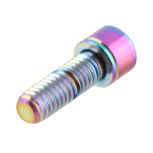 Brrnoo Titanschrauben, Befestigungselement mit Waschmaschinenschraubenschraube Fahrradstielschrauben Kopfhöhle Kappenschrauben Counterunk Schrauben Verjüngte Schraubenschraube für Mountain Fahrrad Brrnoo Titanschrauben, Befestigungselement mit Waschmaschinenschraubenschraube Fahrradstielschrauben Kopfhöhle Kappenschrauben Counterunk Schrauben Verjüngte Schraubenschraube für Mountain Fahrrad von Brrnoo