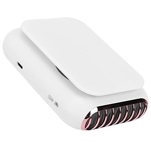 Brrnoo Tragbarer Handheld-Lüfter mit USB-Ladegerät, Leichter Hals, Großes Luftvolumen, 3-Gang Wind, Verstellbarer Stand, Persönlicher Elektro-Gebläse für Outdoor und Indoor Gebrauch von Brrnoo