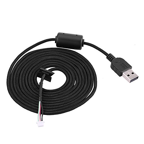 Brrnoo USB -Mauskabel, USB -Mauslinie Mausverlängerungskabel 6ft Maus Line Kabel Mausslinie für G9/G9X Spiel Maus von Brrnoo