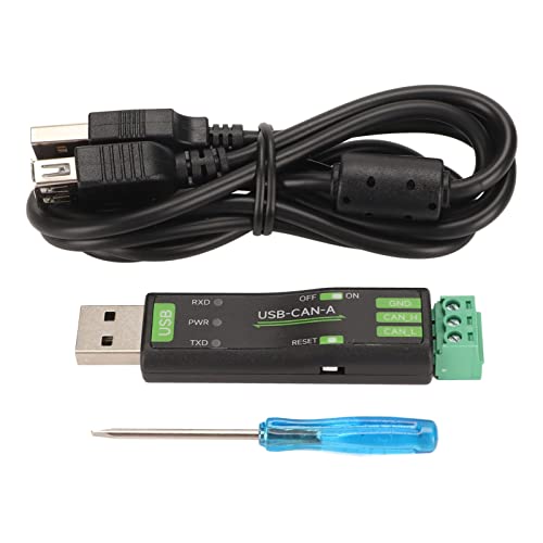 Brrnoo USB-zu-CAN-Adapter, 5 Kbit/s Bis 1 Mbit/s, 4 Modi, STM32F103-Chip, Onboard-TVS, USB-zu-CAN-Analysator, für Busdatencomputer von Brrnoo
