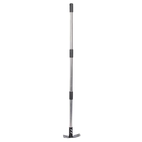 Brrnoo Weed Puller, Garten-Hacke und Weed Rake 45 Zoll Langer Griff, Löwenzahn-Entferner aus Aluminium Legierung mit Verstellbarem Kopfwinkel, Deep-Soil-Penetration-Tool für Garten, von Brrnoo