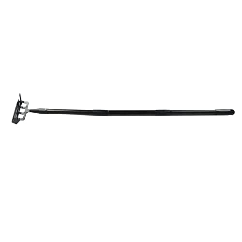 Gartenhacke, Hacke Gartenwerkzeug mit Verstellbarer Länge Edelstahl Ergonomisch Griff Unkraut Rake Unkraut Puller Tool Zum Anbau von Lockern (3 Abschnitte) von Brrnoo
