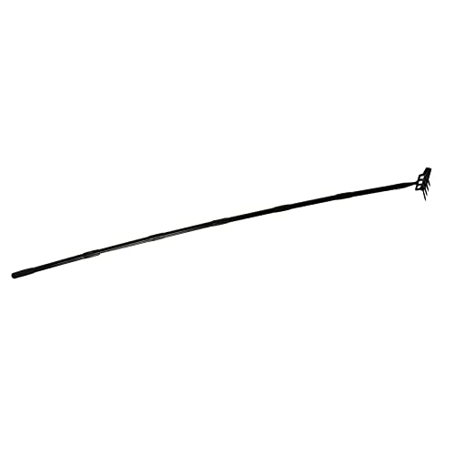 Gartenhacke, Hacke Gartenwerkzeug mit Verstellbarer Länge Edelstahl Ergonomisch Griff Unkraut Rake Unkraut Puller Tool Zum Anbau von Lockern (6 Abschnitte) von Brrnoo