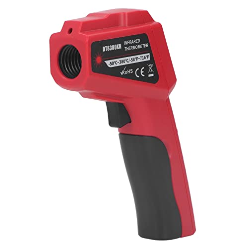 Infrarot Handthermometer für Motorkühlschränke Temperaturmessung -50°C bis 380°C mit LCD-Display Abschaltfunktion und Batteriestandsanzeige von Brrnoo