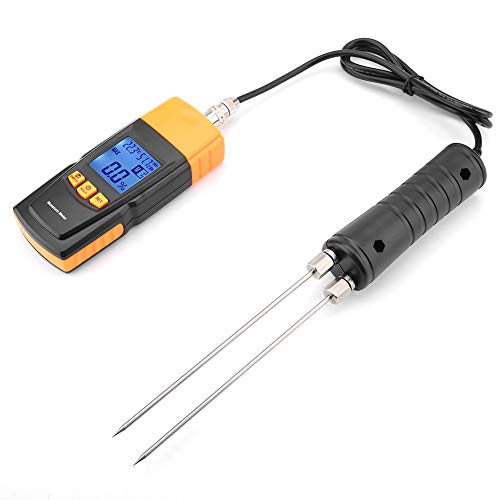 Holzfeuchtemessgerät mit LCD-Display, Tragbares Digitales Feuchtigkeitsmessgerät mit Einstellbaren Stufen, Geeignet für Holz, Bambus, Baumwolle, Tabak, Papier usw. – GM620 Holzfeuchtemessgerät mit LCD-Display, Tragbares Digitales Feuchtigkeitsmessgerät mit Einstellbaren Stufen, Geeignet für Holz, Bambus, Baumwolle, Tabak, Papier usw. – GM620 von Brrnoo