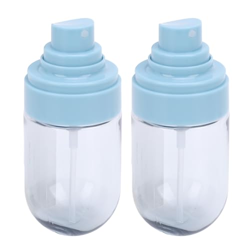 Leere Mini-Sprühflaschen 2er Set, 50 ml Feiner Nebel, Reisegröße, Nachfüllbar, Sichere Materialien, Ideal für Kosmetik & Medizinisch Verwendung von Brrnoo