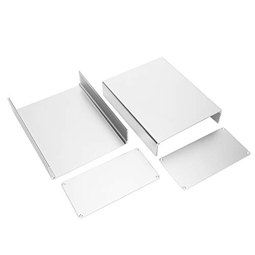 Projektbox Gehäuse 80x160x200mm Aluminium Wasserfest Oxidiert Split-Type Enclosure Box von Brrnoo