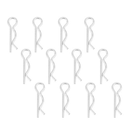 R-Speisestiftklammern Kleine Speisestifte Zinkpolierte Stütznadeln 1,2x20mm Federbelastung Federhaken Haarstift von Brrnoo