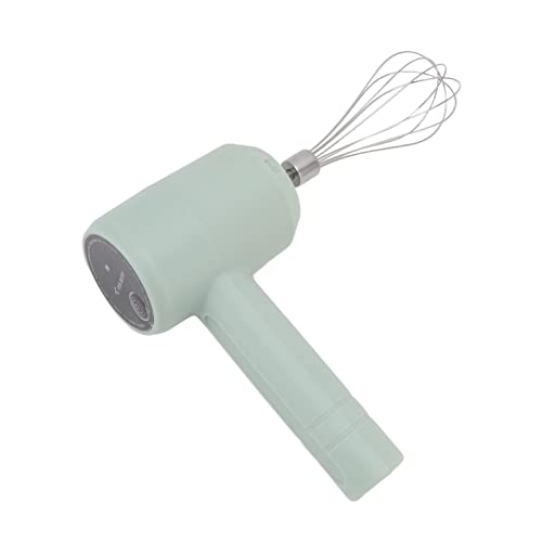 Schnurloser Elektrischer Handmixer für den Haushalt, Automatischer USB-wiederaufladbarer Tragbarer Kabelloser Handmixer für Küche, Backen und Babynahrung (Helles Cyan) von Brrnoo