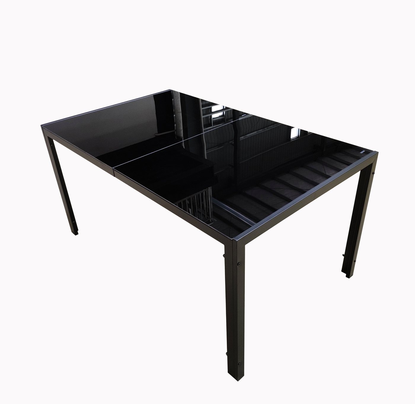 BruKa Gartentisch 150cm POETTO Glastisch ESG Glasplatte Esstisch Tisch Aluminium von BruKa