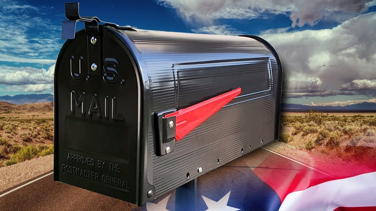 BruKa Standbriefkasten US Mailbox POSTMASTER Amerikanischer Briefkasten Mail Box Standbriefkasten USA von BruKa