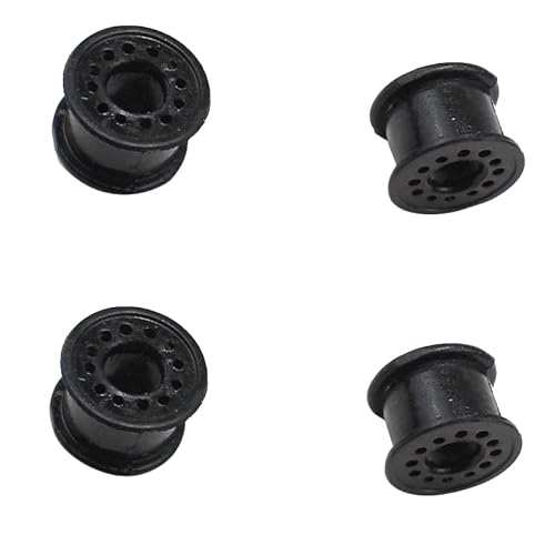 Bruafsir 4 Stück Schalthebel tragbar Dichtung aus schwarzem Kunststoff 4S6P7412AA für Fiesta Focus von Bruafsir