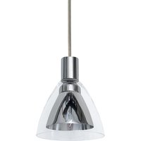 Bruck Duolare Jack Canto Down Pendelleuchte, Rückläufer Chrom - Glas klar Bruck Duolare Jack Canto Down Pendelleuchte, Rückläufer Chrom - Glas klar von Bruck