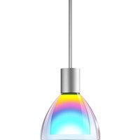 Bruck Duolare Silva Neo Ø: 11 cm Fassung: Chrom matt LED Pendelleuchte von Bruck