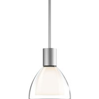 Bruck Duolare Silva Neo Ø: 11 cm Fassung: Chrom matt LED Pendelleuchte von Bruck