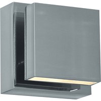Bruck Scobo LED Wandleuchte, Down Aluminium gebürstet von Bruck