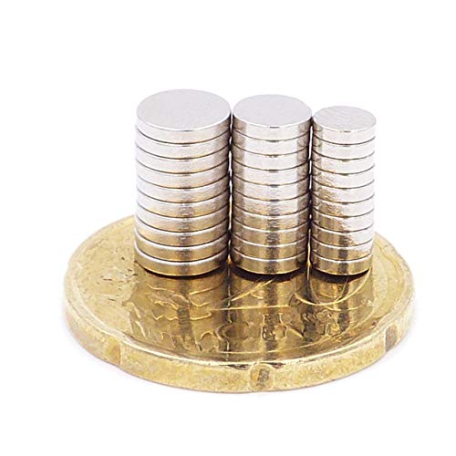 Brudazon | 15 Mini Scheiben-Magnete Set 4x1mm + 5x1mm + 6x1mm | N52 stärkste Stufe - Neodym-Magnete ultrastark | Power-Magnet für Modellbau, Basteln | Magnetscheibe extra stark Brudazon | 15 Mini Scheiben-Magnete Set 4x1mm + 5x1mm + 6x1mm | N52 stärkste Stufe - Neodym-Magnete ultrastark | Power-Magnet für Modellbau, Basteln | Magnetscheibe extra stark von Brudazon