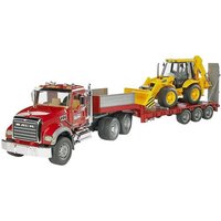 Bruder LKW Modell Mack Granite mitJCB 4CX Bagger Fertigmodell LKW Modell Bruder LKW Modell Mack Granite mitJCB 4CX Bagger Fertigmodell LKW Modell von Bruder