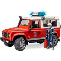 bruder Land Rover Defender Station Wagon Feuerwehr 2596 Spielzeugauto von Bruder