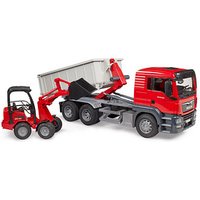 bruder MAN TGS LKW mit Abrollcontainer + Schäffer Hoflader 2630 03767 Spielzeugauto bruder MAN TGS LKW mit Abrollcontainer + Schäffer Hoflader 2630 03767 Spielzeugauto von Bruder