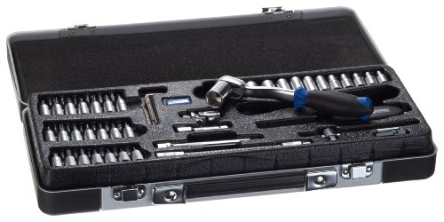 Brüder Mannesmann Steckschlüssel-Satz 1/4" Zoll, "Pearl-Silver" finish, 46-teilig | M29760 Brüder Mannesmann Steckschlüssel-Satz 1/4" Zoll, "Pearl-Silver" finish, 46-teilig | M29760 von Brüder Mannesmann