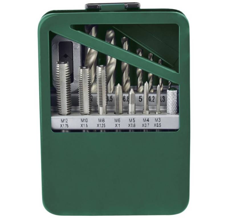Brüder Mannesmann Werkzeuge Gewindeschneider Brüder Mannesmann M53215 Gewindeeinsatz 15teilig M3, M4, M5, M6, M8 Brüder Mannesmann Werkzeuge Gewindeschneider Brüder Mannesmann M53215 Gewindeeinsatz 15teilig M3, M4, M5, M6, M8 von Brüder Mannesmann Werkzeuge