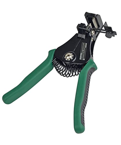 Brüder Mannesmann M10981 Automatische Abisolierzange mit Rückholfeder, Grau von Brüder Mannesmann Werkzeuge