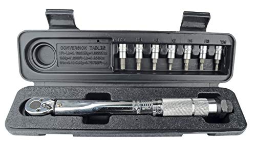 Brüder Mannesmann Drehmomentschlüssel, 1/4" Zoll, mit 7 Schraubendrehereinsätzen | M18314 Brüder Mannesmann Drehmomentschlüssel, 1/4" Zoll, mit 7 Schraubendrehereinsätzen | M18314 von Brüder Mannesmann