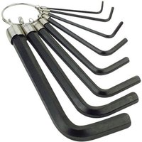 Brüder Mannesmann - Innen-Sechskant Winkelschraubendreher-Set 2.5 mm, 3 mm, 4 mm, 5 mm, 6 mm, 8 mm, 1 von Brüder Mannesmann