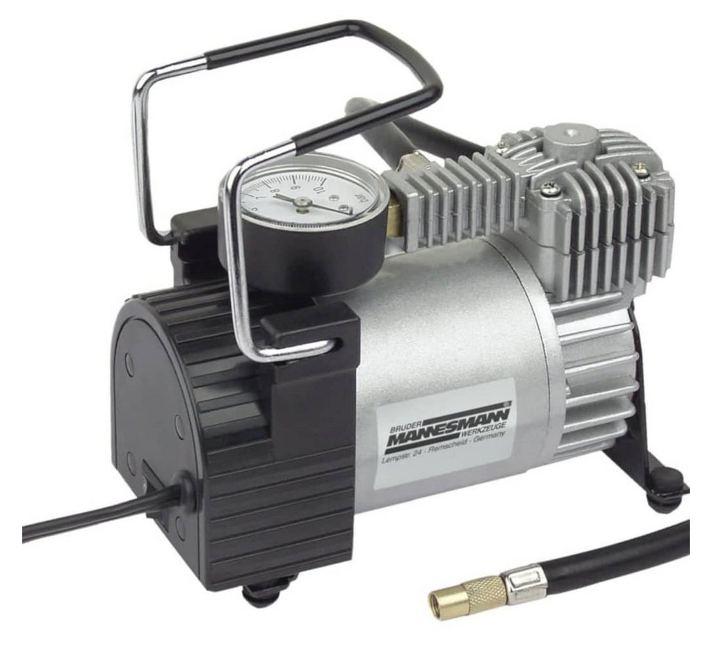 Brüder Mannesmann Werkzeuge Kompressor Minikompressor Aluminium 12 V 01790 von Brüder Mannesmann Werkzeuge