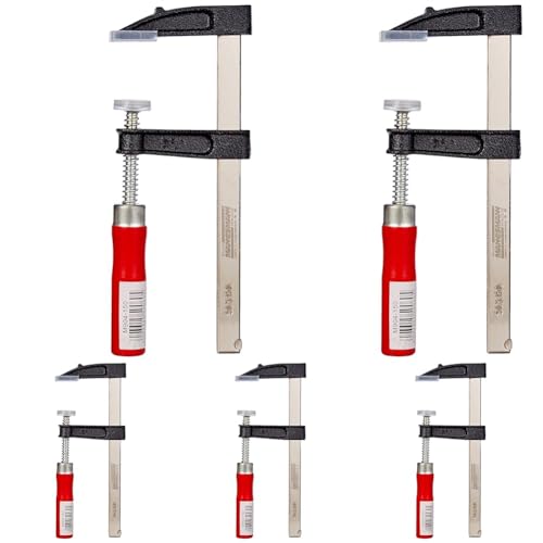 Brüder Mannesmann M 904-150 Bastler-Schraubzwinge 50 x 150 mm, 1 Stück (Packung mit 5) von Brüder Mannesmann
