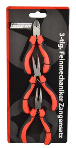 Brüder Mannesmann M10850 3-tlg. Feinmechaniker-Zangensatz von Brüder Mannesmann Werkzeuge