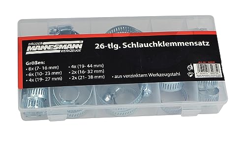 Brüder Mannesmann M60026 26-tlg. Schlauchklemmensatz von Brüder Mannesmann Werkzeuge