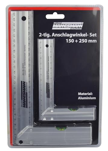 Brüder Mannesmann M81211 2-tlg. Anschlagwinkel-Set von Brüder Mannesmann Werkzeuge