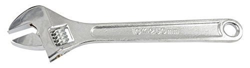 Brüder Mannesmann Rollgabelschlüssel, 10" Zoll, verchromt poliert | M 120-10 von Brüder Mannesmann