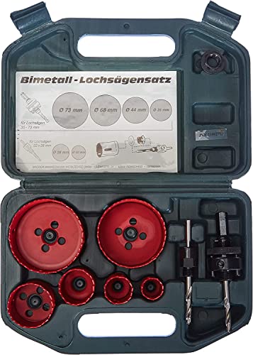 Brüder Mannesmann Bimetall-Lochsägensatz, 8-teilig | M44100 von Brüder Mannesmann