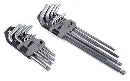 Brüder Mannesmann Sechskant-/TX-/Kugelkopfschlüssel-Satz, 18-teilig | M18170 Brüder Mannesmann Sechskant-/TX-/Kugelkopfschlüssel-Satz, 18-teilig | M18170 von Brüder Mannesmann