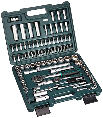 Brüder Mannesmann Steckschlüsselsatz, 1/4" Zoll und 1/2" Zoll, Super Lock System, 94-teilig | M 2055-SL Brüder Mannesmann Steckschlüsselsatz, 1/4" Zoll und 1/2" Zoll, Super Lock System, 94-teilig | M 2055-SL von Brüder Mannesmann
