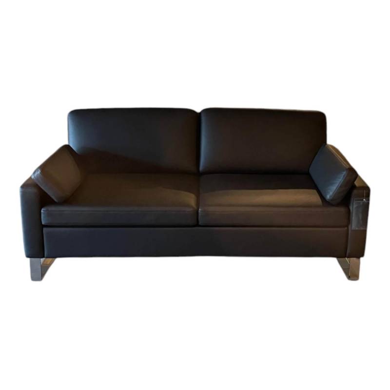 Sofa Alba 55 70 Leder Unit 5423 10 Schwarz Metallkufe Verchromt Glänzend Inkl Si... von Brühl
