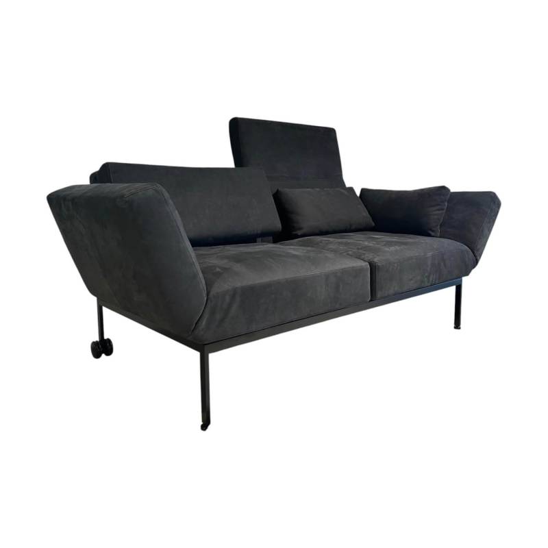 Sofa Roro Anilinleder Taron 5668 0099 Grau Schwarz Gestell Schwarz Mit Drehsitz ... Sofa Roro Anilinleder Taron 5668 0099 Grau Schwarz Gestell Schwarz Mit Drehsitz ... von Brühl