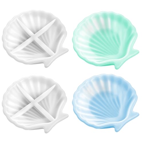 2 Stück Muschelharzform Silikonharzformen Silikonform für Harze Gießschale Schmuck Aufbewahrungsbox Formen Seifenschale Muschel Epoxidform für Harze Handwerk DIY 2 Stück Muschelharzform Silikonharzformen Silikonform für Harze Gießschale Schmuck Aufbewahrungsbox Formen Seifenschale Muschel Epoxidform für Harze Handwerk DIY von Bruislard