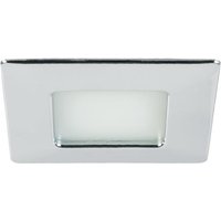 Brumberg LED-Einbaudownlight, IP44, chrom, quadratisch - 12110023 von Brumberg Leuchten GmbH & Co. KG