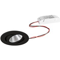 Brumberg LED-Einbaustrahlerset, IP65, schaltbar, schwarz - 33353083 von Brumberg Leuchten GmbH & Co. KG