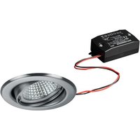 Brumberg LED-Einbaustrahlerset, schaltbar, chrom matt, rund - 38180033 von Brumberg Leuchten GmbH & Co. KG