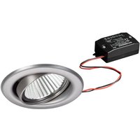 Brumberg LED-Einbaustrahlerset, schaltbar, edelstahl, rund - 38369223 von Brumberg Leuchten GmbH & Co. KG