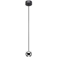 Brumberg LED-Pendelleuchte BALL, str.schwarz/chrom, rund - 12119823 von Brumberg Leuchten GmbH & Co. KG