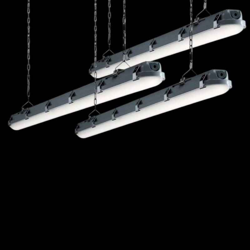 Brumberg Humid One Feuchtraumleuchte 51 W 149 Cm Hängelampe Hängeleuchte 3 Stück B-Ware von Brumberg
