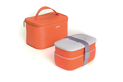 Brunch Time Lunchbox orange/weiß von Excelsa