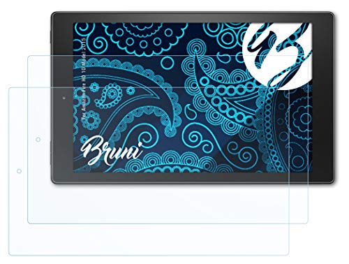Bruni Schutzfolie kompatibel mit Amazn F¡re HD 10 Model 2015 Folie, glasklare Displayschutzfolie (2X) von Bruni