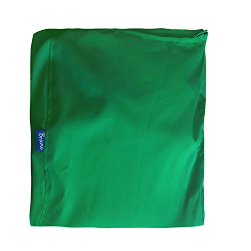 Bruni Classico Sitzsack-Bezug ohne Füllung - Wechselhülle (M, tannengrün) von Bruni